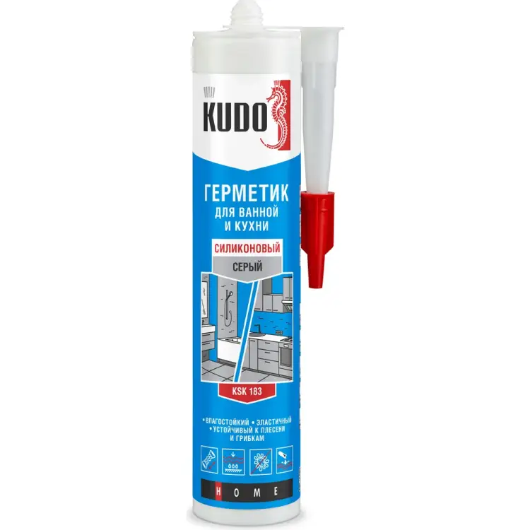 Силиконовый герметик для ванной и кухни KUDO HOME KSK-183