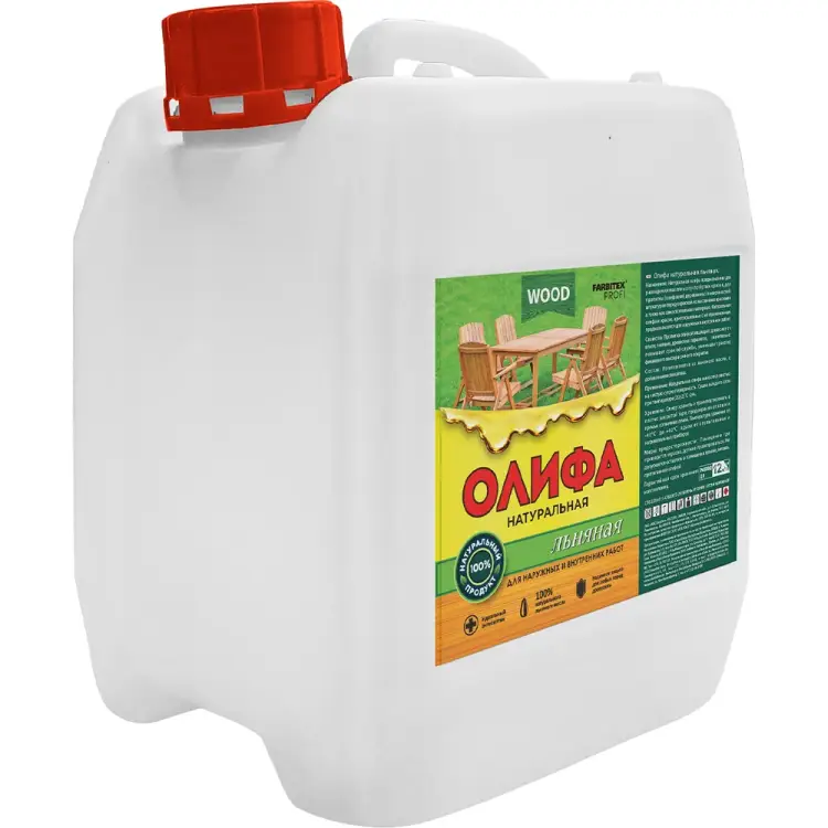 Натуральная льняная олифа Farbitex 4300010322