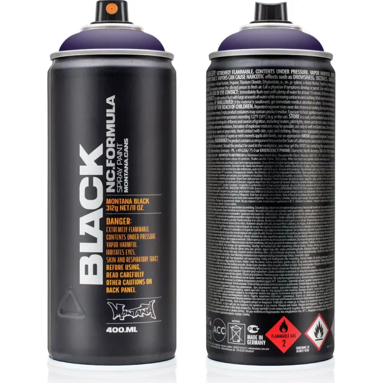 Краска Montana BLACK 4182 BLK