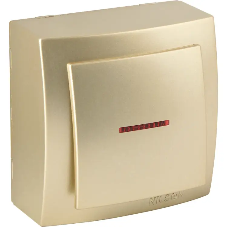 Выключатель Nilson Themis metallic 26151002
