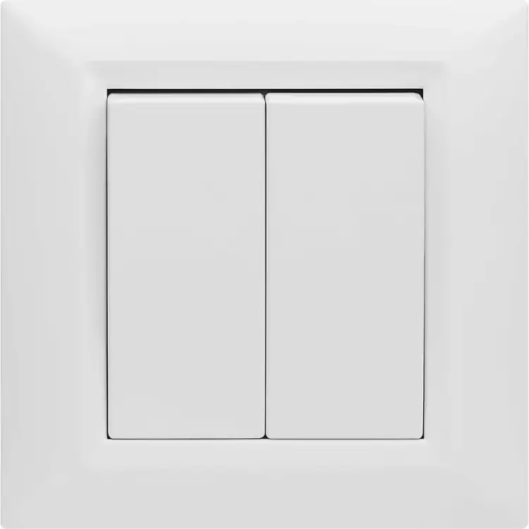 Двухклавишный выключатель Vesta Electric Roma FVK010202BEL