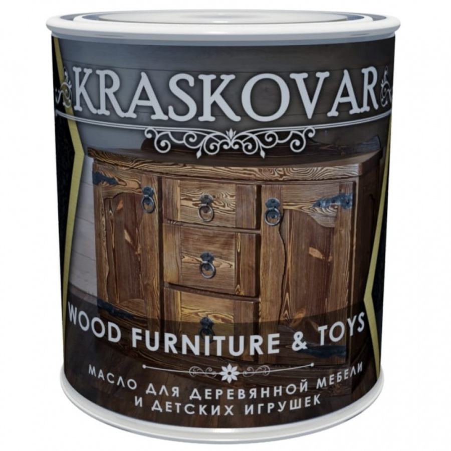 Масло для мебели и детских игрушек Kraskovar Wood Furniture & Toys
