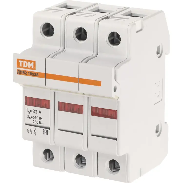 Держатель плавких вставок TDM ELECTRIC ДПВ2 SQ0216-0015