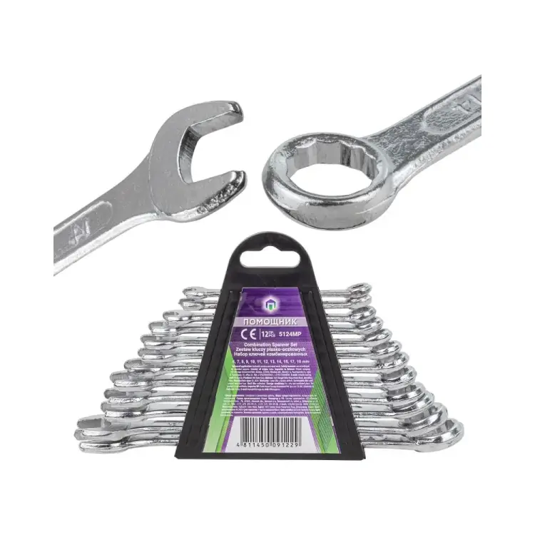 Набор ключей комбинированных Помощник 5124MP(54297) Набор ключей комбинированных Помощник 5124MP(54297)