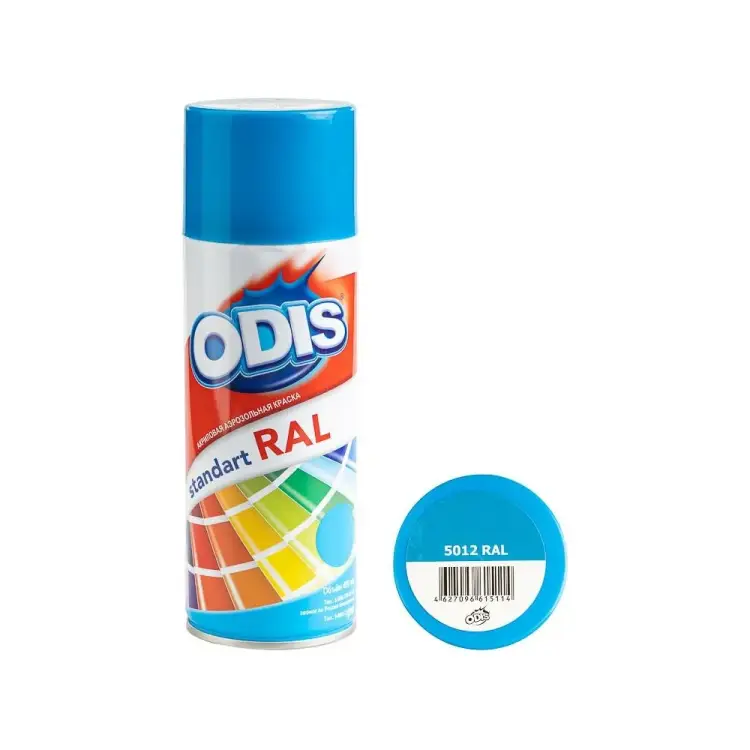 Краска-спрей ODIS standart 5012ral Краска-спрей ODIS standart 5012ral