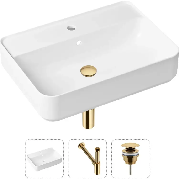 Накладная раковина для ванной Lavinia Boho Bathroom Sink Slim 21520334