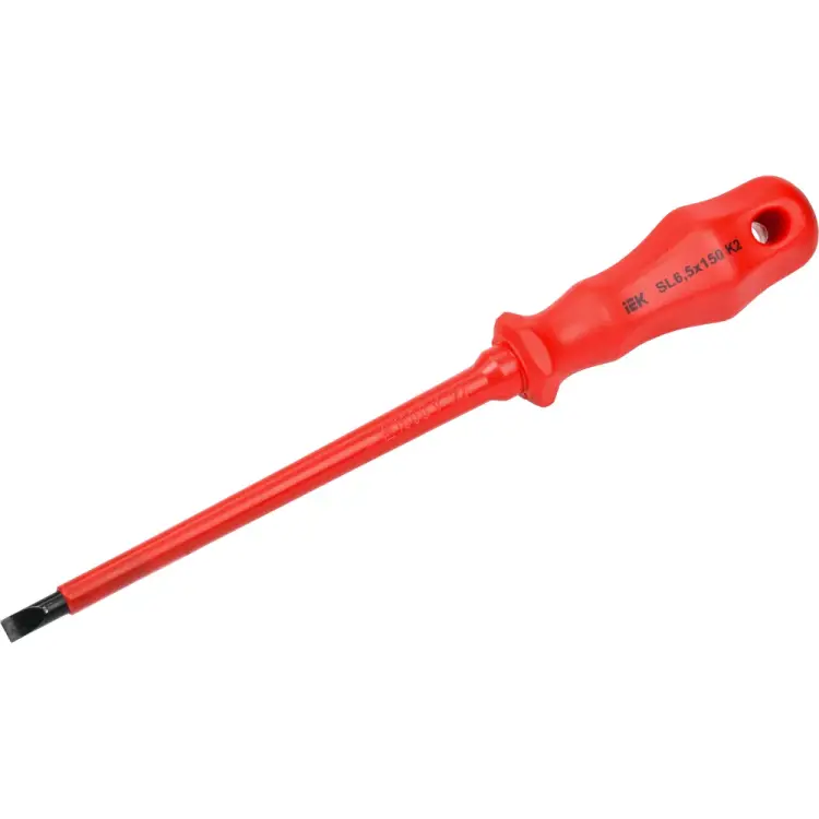 Диэлектрические отвертка IEK ARMA2L 3 A2L3-SC30-K2-SL-65-150 Диэлектрические отвертка IEK ARMA2L 3 A2L3-SC30-K2-SL-65-150