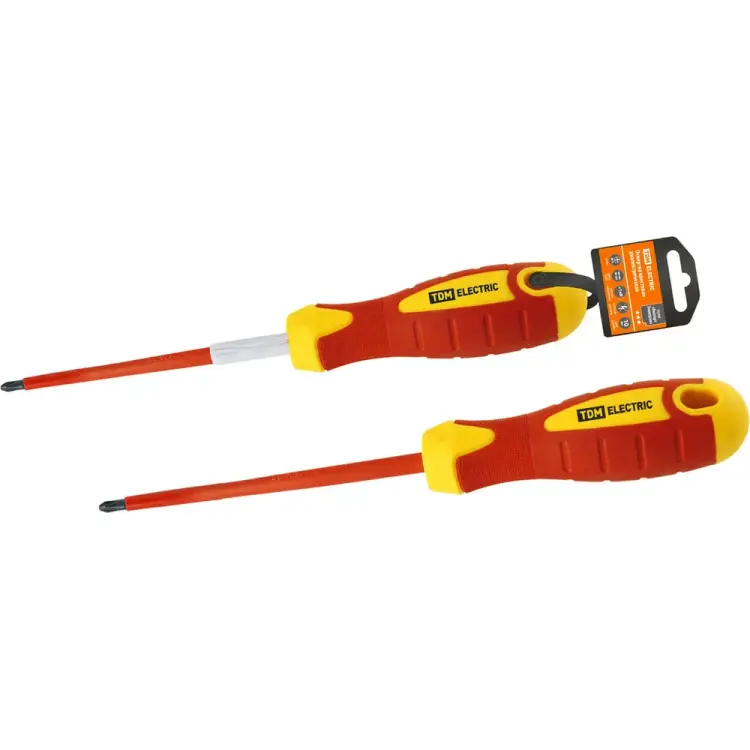 Крестовая диэлектрическая отвертка TDM ELECTRIC ЭкспертЭлектрик SQ1007-0201