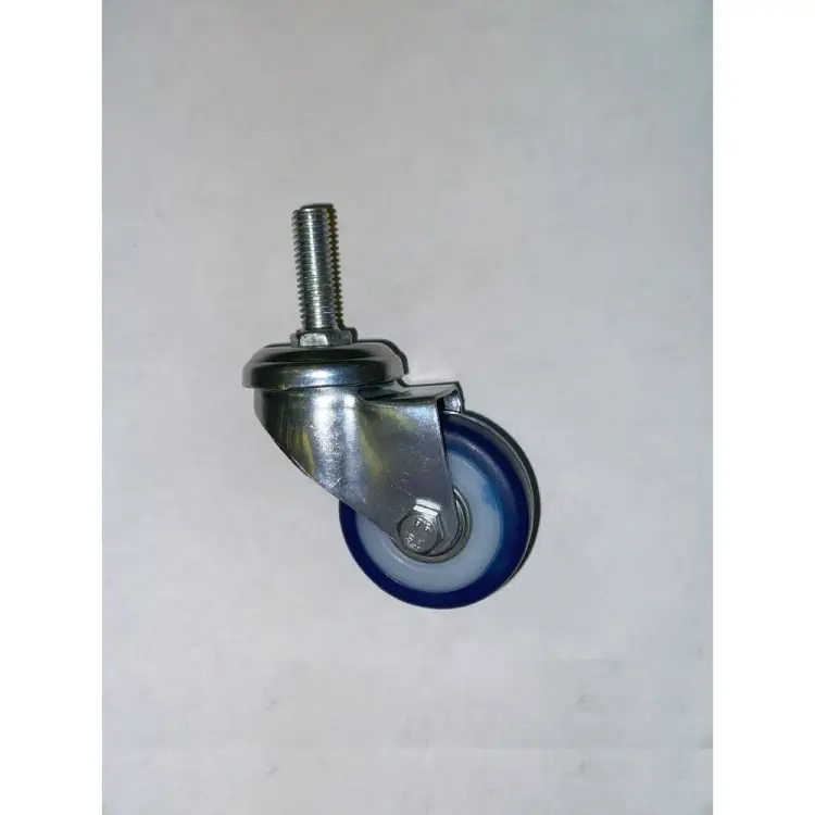 Мебельное колесо TOR SCtv 25 синее 50 мм болт, покрытие из поливинилхлорида, полипропиленовый обод 1027143 Мебельное колесо TOR SCtv 25 синее 50 мм болт, покрытие из поливинилхлорида, полипропиленовый обод 1027143