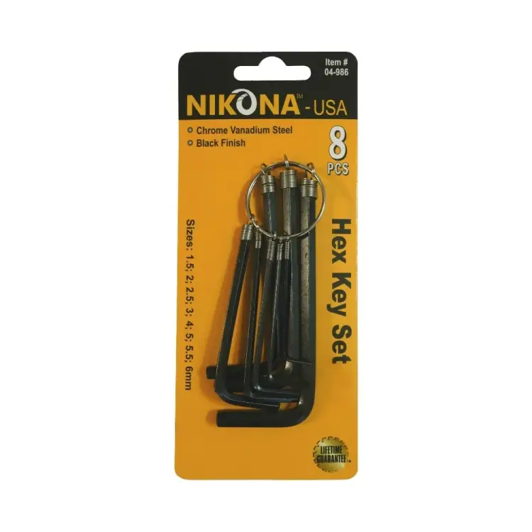 Набор шестигранных ключей NIKONA 04-986 Набор шестигранных ключей NIKONA 04-986
