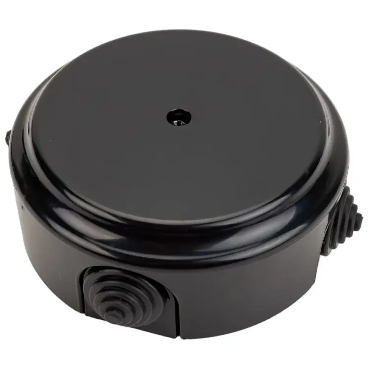 Монтажная коробка BYLECTRICA серия РЕТРО КМ-447 черный