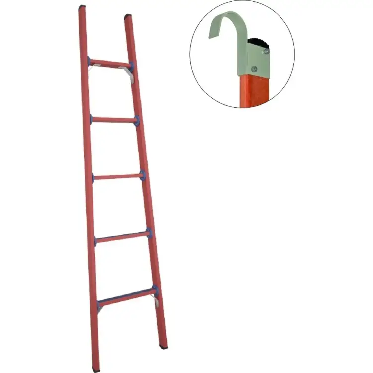 Стеклопластиковая приставная диэлектрическая лестница Антиток ЛСПД-2.0 ЕК 471533