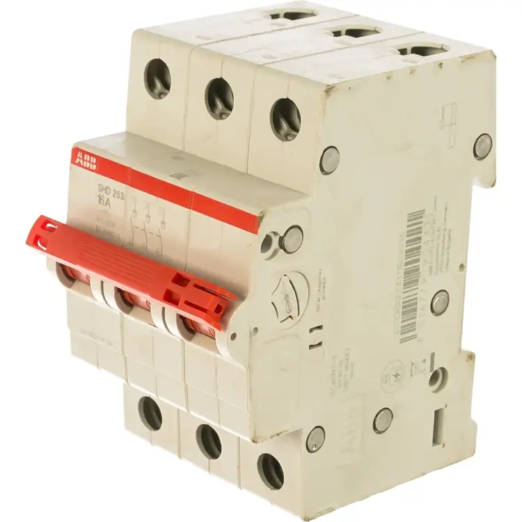 Трехполюсной рубильник ABB SHD203/16 2CDD273111R0016