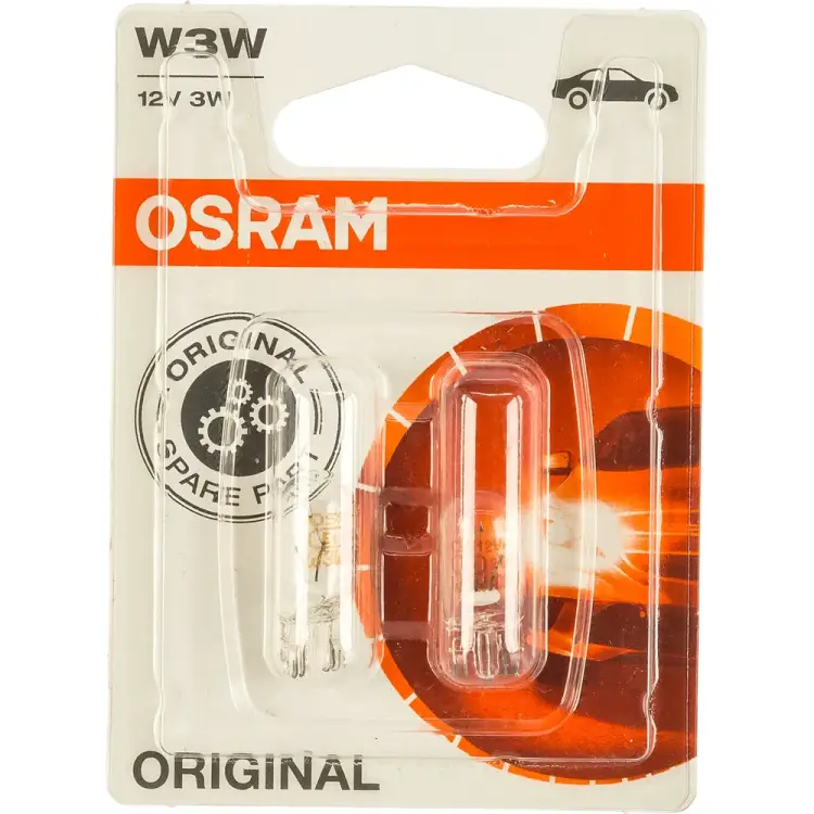 Автолампа Osram W3W W2.1*9.5d 12V /1/10 2821-2BL Автолампа Osram W3W W2.1*9.5d 12V /1/10 2821-2BL