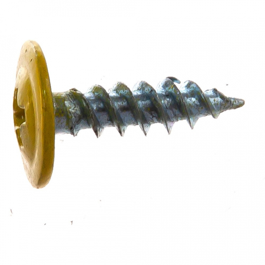Острый саморез КРЕП-КОМП 4,2х16 RAL1018 (1000 шт.)