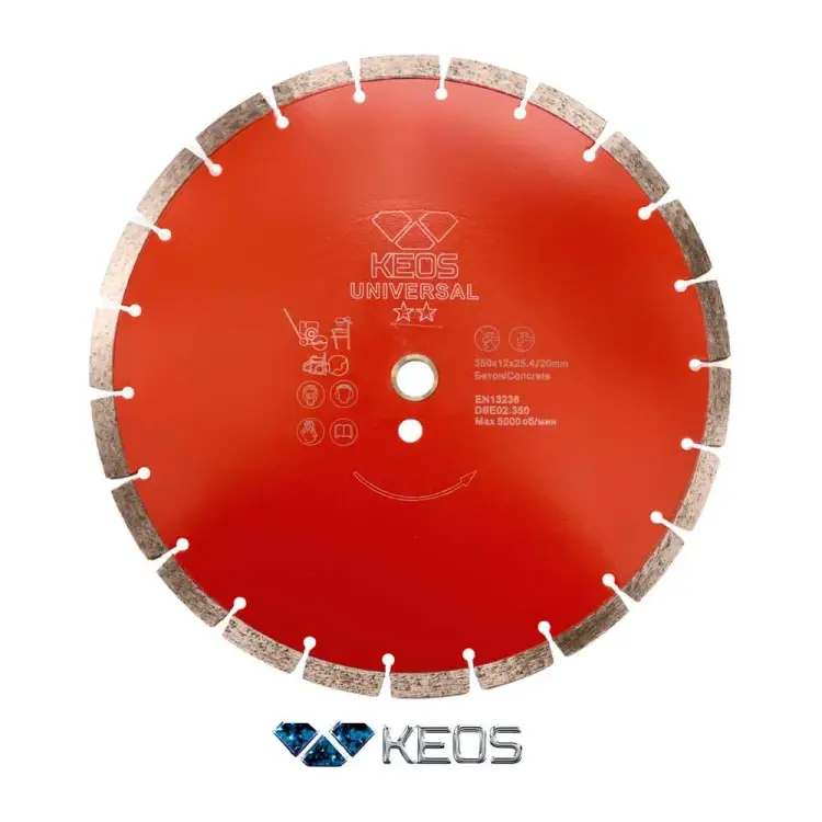 Сегментный алмазный диск по бетону KEOS ECO DBE02.350 Сегментный алмазный диск по бетону KEOS ECO DBE02.350