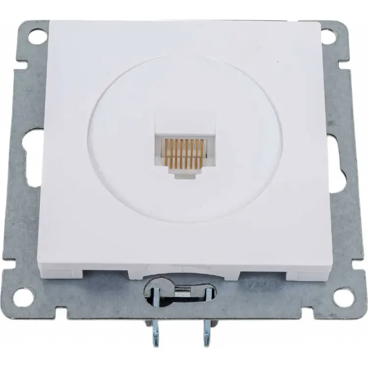 Компьютерная одноместная розетка UNIVersal афина A0051