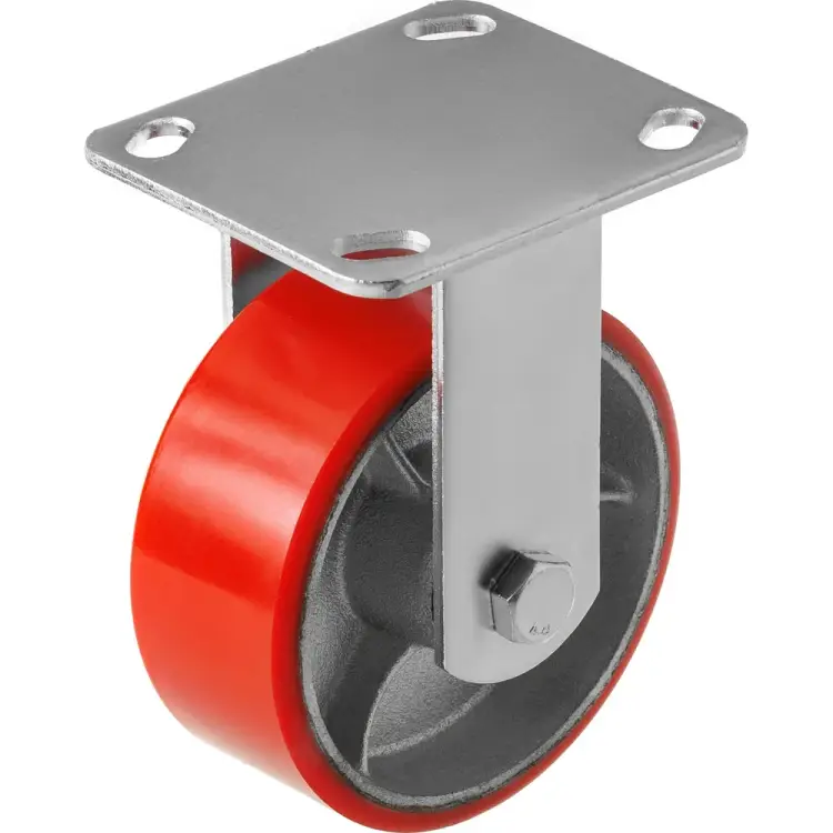 Большегрузное полиуретановое неповоротное колесо А5 FCP 54 1000106