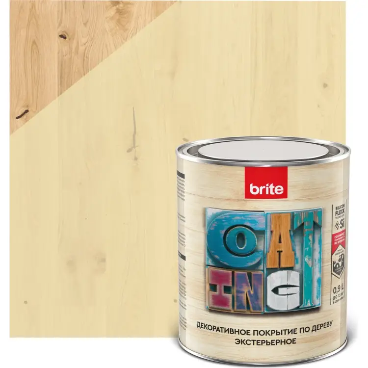 Экстерьерное декоративное покрытие по дереву BRITE FLEXX 212453