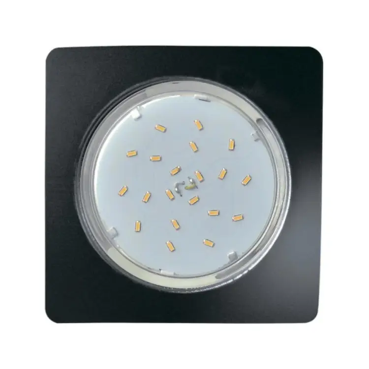 Встраиваемый легкий квадратный светильник Ecola gx53 5357 FB5357ECD