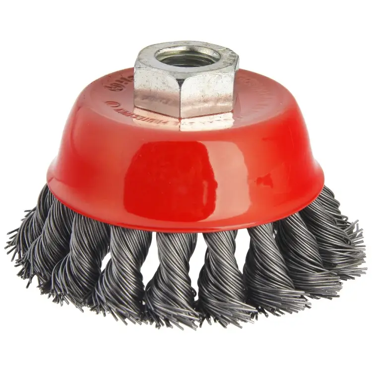 Чашеобразная кордщетка для ушм Hammer Flex 207-106 32438
