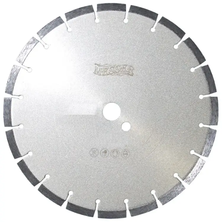 Сегментный алмазный диск по бетону MESSER 300D-2.8T-10W-20S-25.4 Д.О. 01-13-300 Сегментный алмазный диск по бетону MESSER 300D-2.8T-10W-20S-25.4 Д.О. 01-13-300