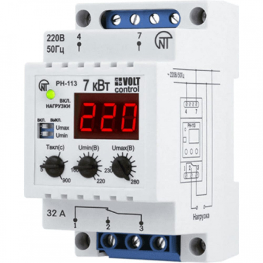 Реле напряжения НовАтек-Электро РН-113
