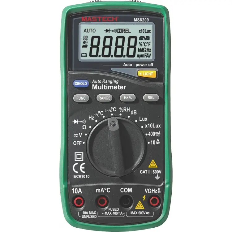 Цифровой автоматический мультиметр Mastech MS8209 00-00000756