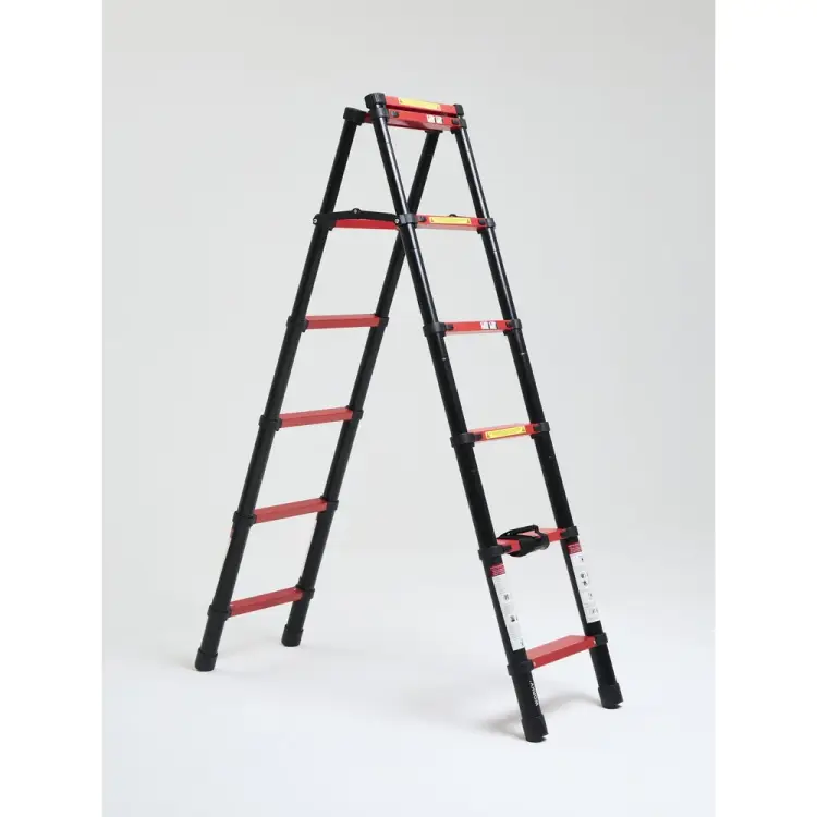Телескопическая лестница-стремянка WORKY BLACK ARD257796