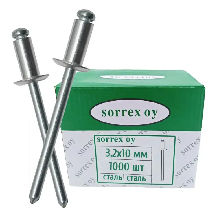 Заклепка SORREX ST/ST-3.2X10 SSD SSD 32100 1000