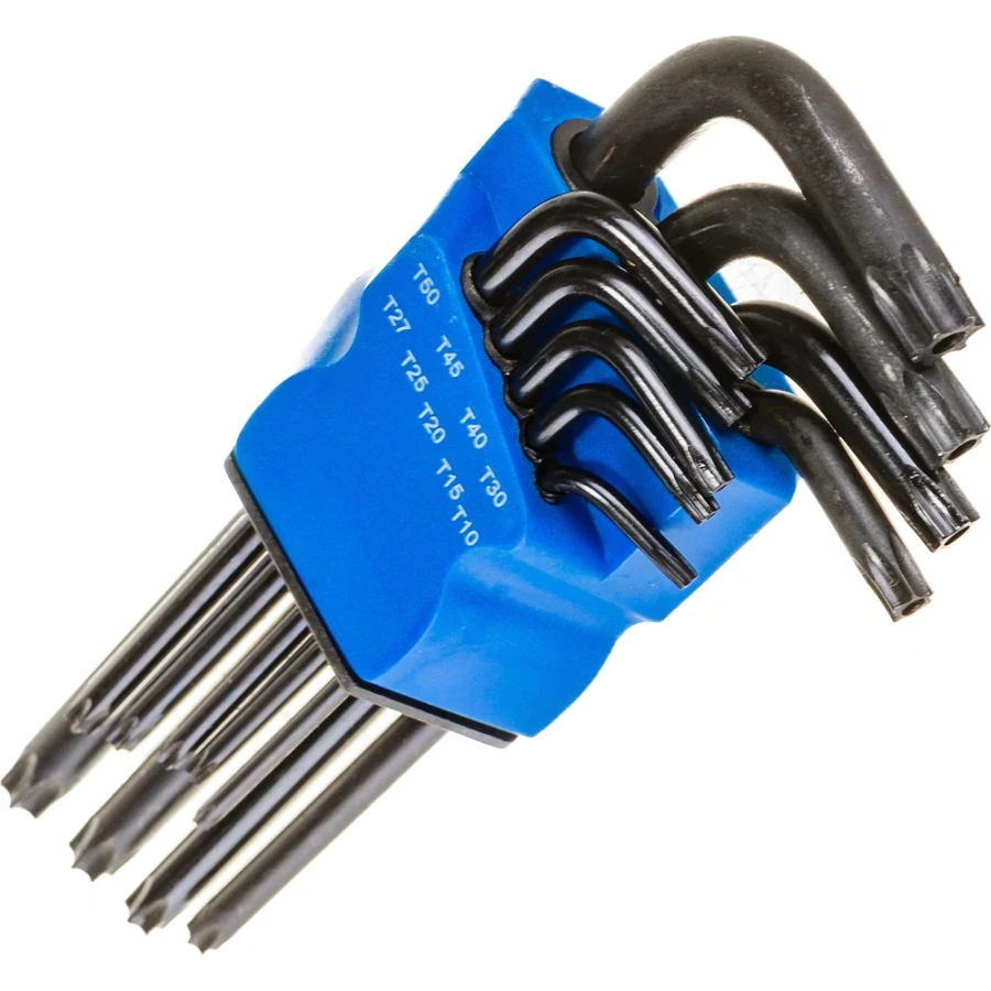 Набор ключей torx ТУНДРА black Tamper 2354403