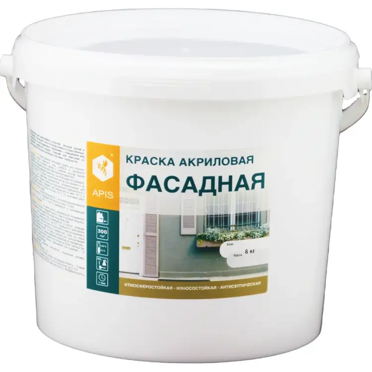 Фасадная акриловая краска APIS 4665296515193 Фасадная акриловая краска APIS 4665296515193