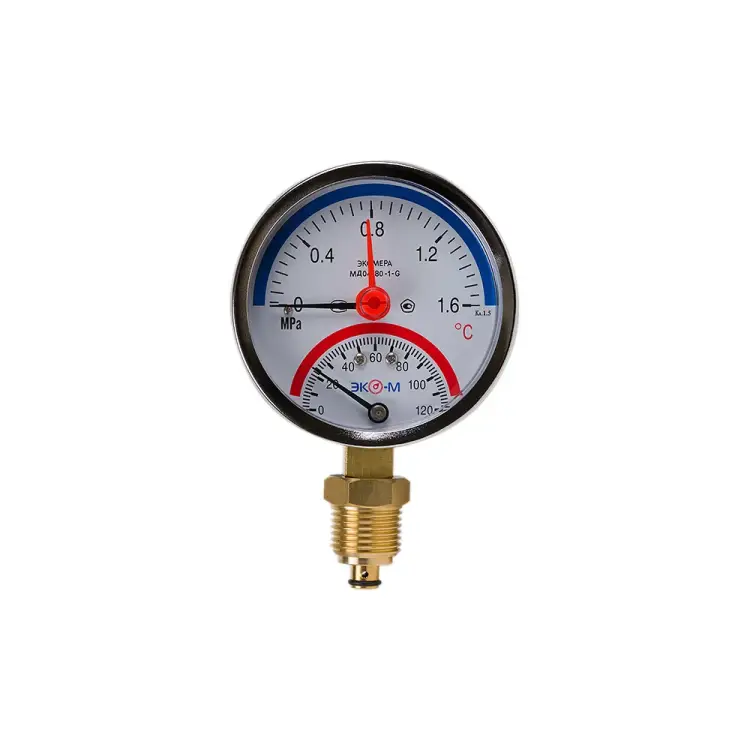 Термоманометр ЭКО-М Экомера МД04-80-G-1,6МПа-120-РИ