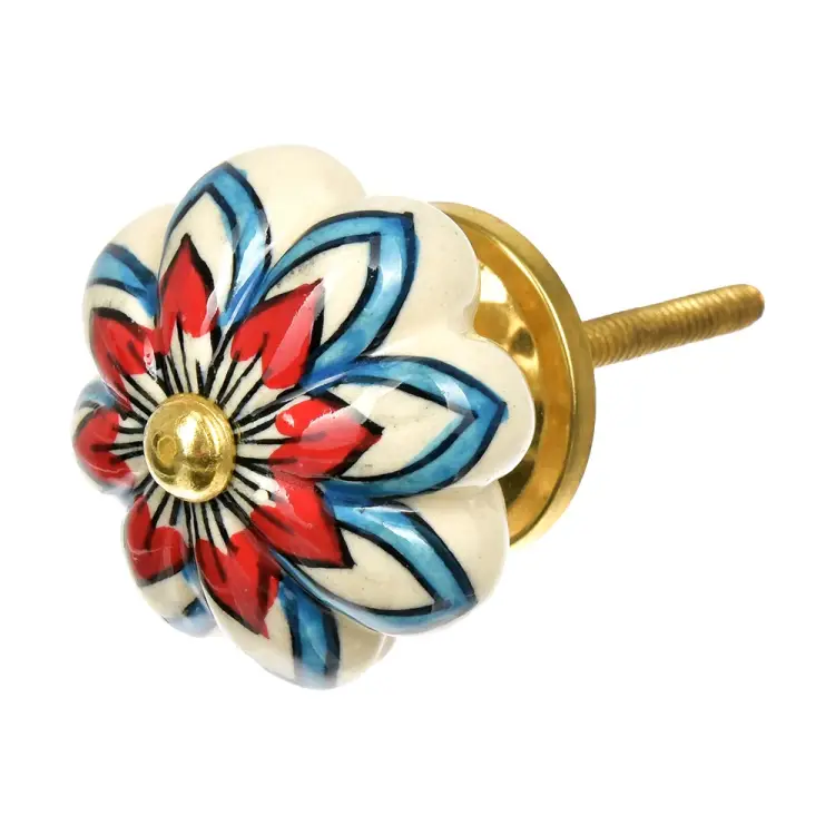 Керамическая ручка для мебели BlumenHaus Лотос 66110 Керамическая ручка для мебели BlumenHaus Лотос 66110