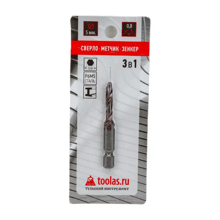 Метчик/сверло/зенкер TOOLAS 13152