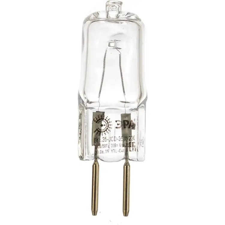 Лампа галогенная ЭРА GY6.35-JCD-35W-230V C0027373 Лампа галогенная ЭРА GY6.35-JCD-35W-230V C0027373