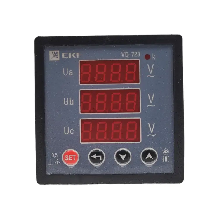 Цифровой вольтметр на панель EKF PROxima SQ vd-723