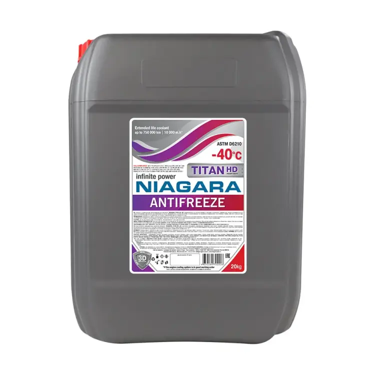 Низкозамерзающая антифриз NIAGARA TITAN HD-40 1001033013