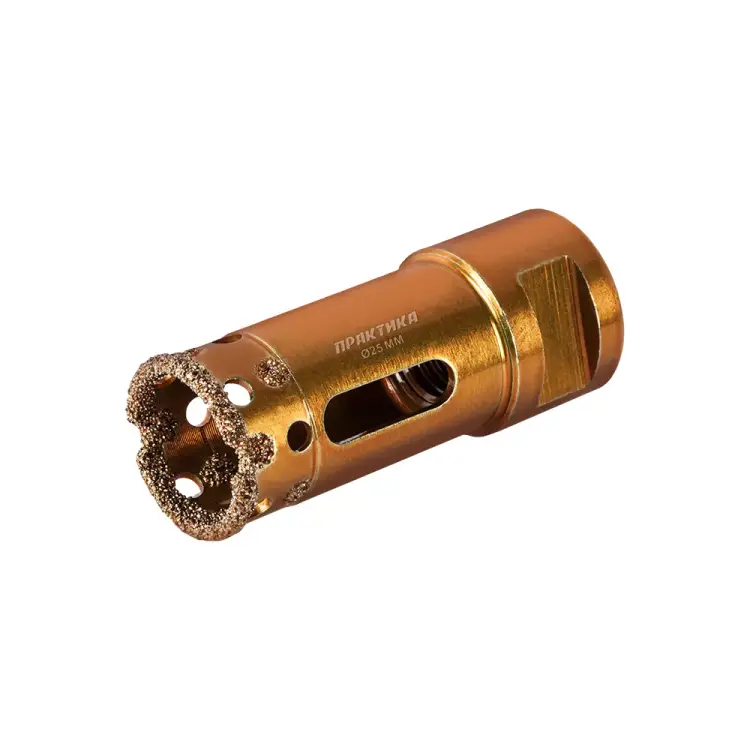 Универсальная алмазная коронка для УШМ ПРАКТИКА 641-039