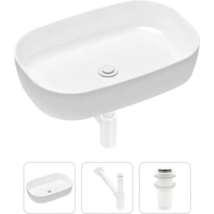Накладная раковина для ванной Lavinia Boho Bathroom Sink Slim 21520067