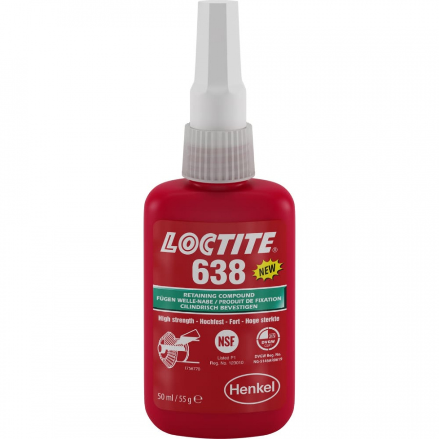 Быстроотверждаемый вал-втулочный фиксатор LOCTITE 638 S