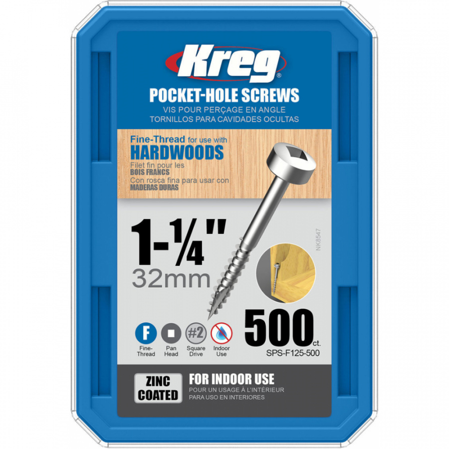 Шуруп KREG Pan-Head 1-1/4" 32 мм (500 шт.)