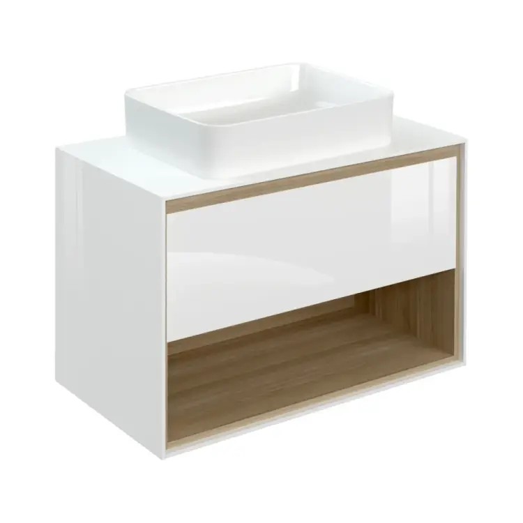 Тумба Cersanit LOUNA 80 SP-SZ-LOU80-BL/Wh Тумба Cersanit LOUNA 80 SP-SZ-LOU80-BL/Wh