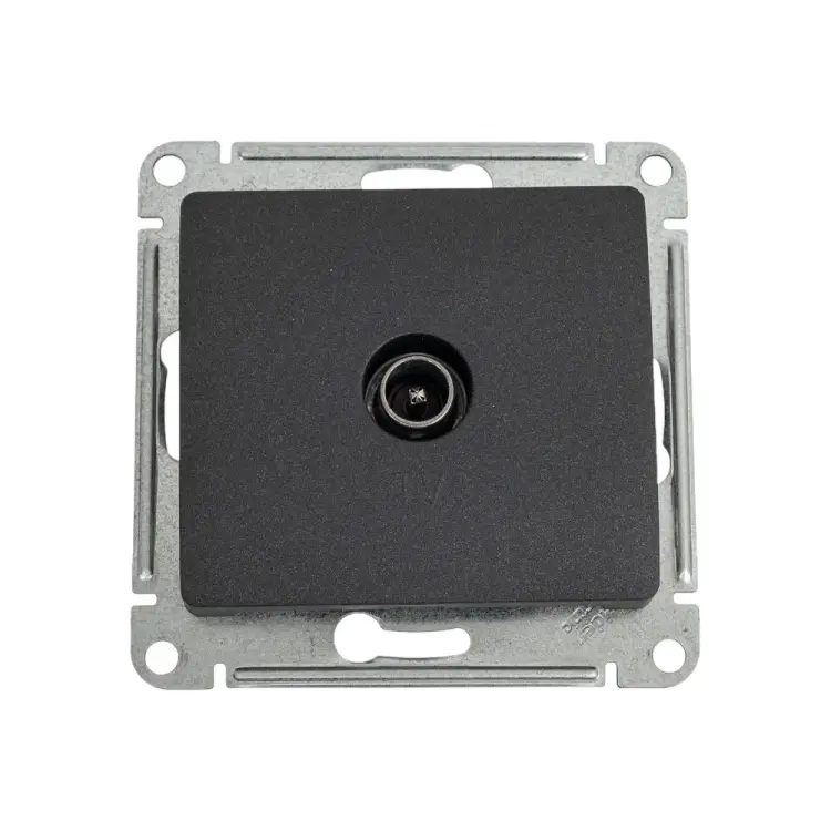 Проходная tv розетка Systeme Electric Glossa GSL000792