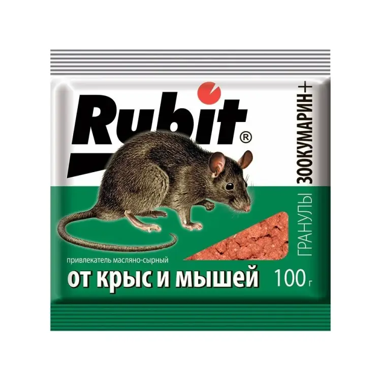 Защита от грызунов RUBIT зоокумарин+ 22580