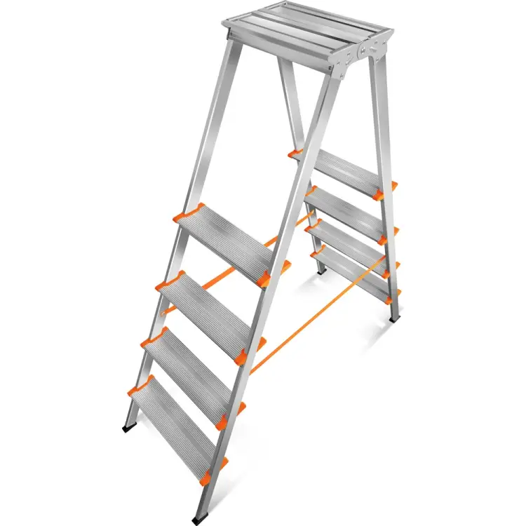 Алюминиевая стремянка Эйфель Мастер 130 - 204 Алюминиевая стремянка Эйфель Мастер 130 - 204