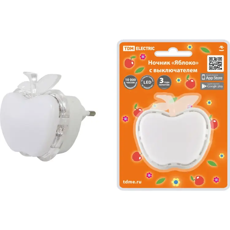 Ночник TDM ELECTRIC Яблоко SQ0357-0033
