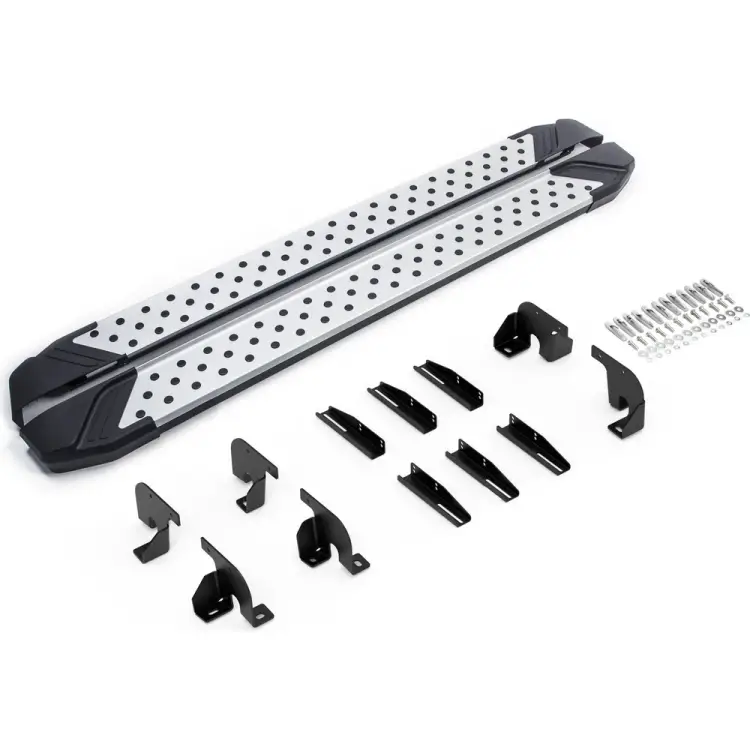 Пороги на автомобиль для BYD Song Plus I рест. 2023-н.в. Rival Bmw-Style круг D180AL.0701.1