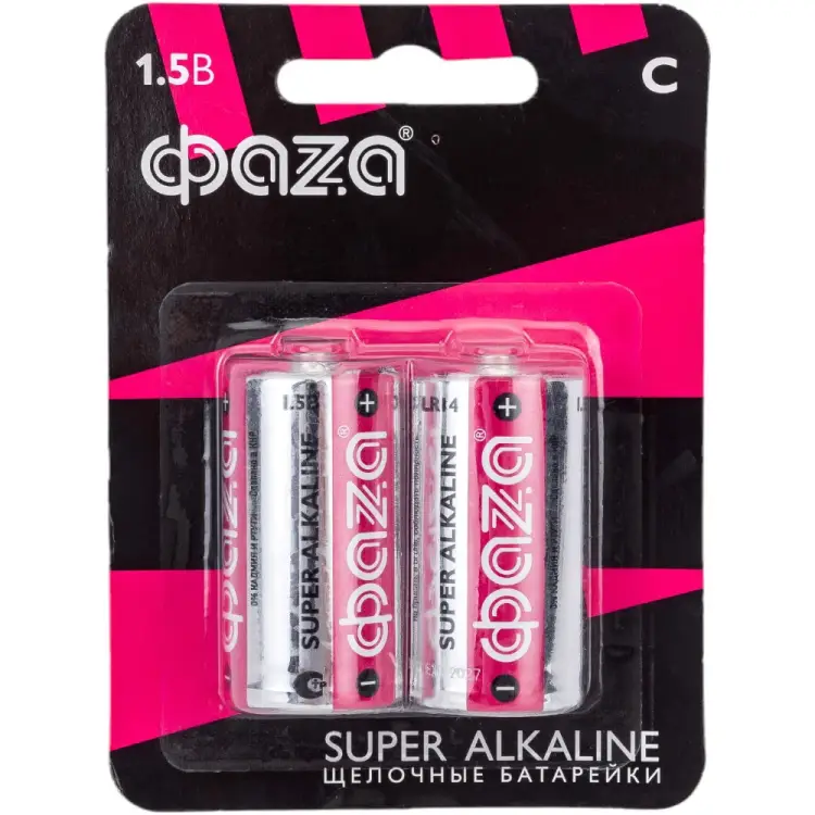Алкалиновая батарейка ФАZА LR14 Super Alkaline BL-2 2858504