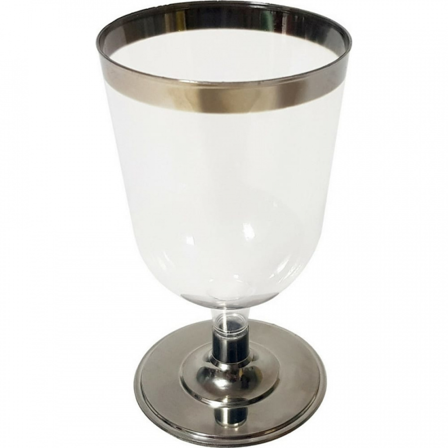 Одноразовый прозрачный бокал для вина ООО Комус ВИНТАЖ